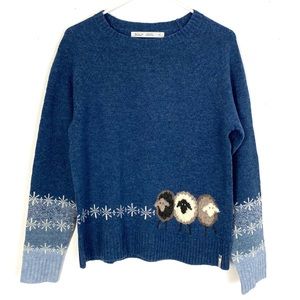EUC Woolrich Lambswool Lamb Sweater Womens Small